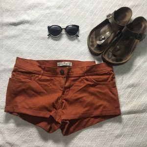 Burnt Orange Shorts